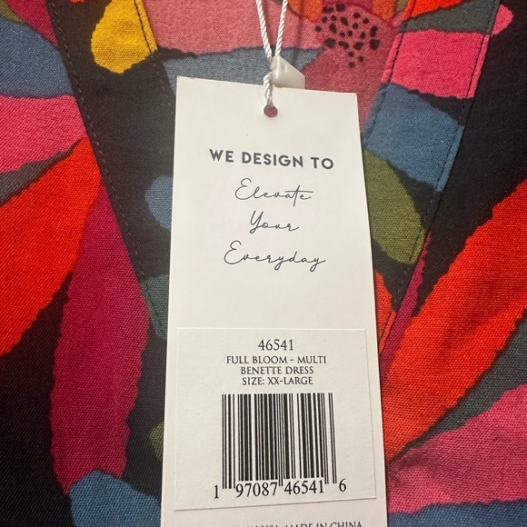 Michelle McDowell Full Color Bennett Style Floral Dress XXL - Picture 3 of 6